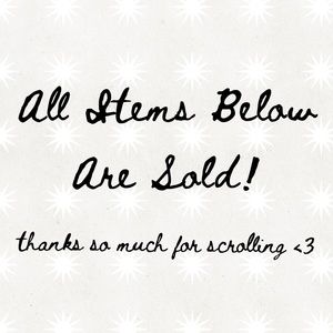 ✨ SOLD SOLD SOLD ✨